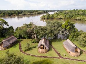 All chalets overlook the Kafue River